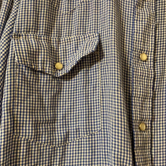 💫 Live Ins Western Wear Large Button Down Blouse - Picture 5 of 10